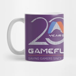20th Anniversary GameFly Logo Distressed Mug